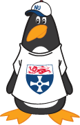 Percy the Penguin cartoon mascot